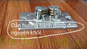 Thay dẫn hướng giàn phơi thông minh bánh đồng, đúc nguyên khối